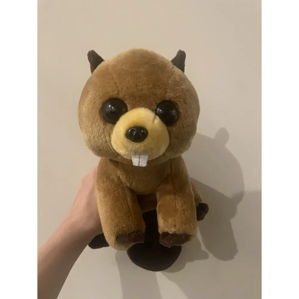 Ty Beaver Ritchie Plush Stuffed‎ Animal Big Eyes Buckteeth. Soft